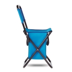 Chaise pliante d'extérieur avec compartiment glacière Plage Chill couleur bleu roi cinquième vue