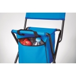 Chaise pliante d'extérieur avec compartiment glacière Plage Chill couleur bleu roi sixième vue