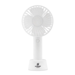 Ventilateur portable USB personnalisé avec batterie Chill couleur blanc vue principale