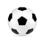Petit ballon de football personnalisable avec logo imprimé Fútbol Mini couleur blanc/noir