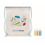 Sacs non tissés de 80 g/m2 à colorier avec des marqueurs quatrième vue principale