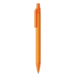 Stylos écologiques en PLA maïs et papier avec encre bleue Eco Colors couleur orange