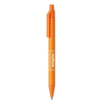 Stylos écologiques en PLA maïs et papier avec encre bleue Eco Colors couleur orange deuxième vue principale