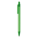 Stylos écologiques en PLA maïs et papier avec encre bleue Eco Colors couleur vert lime