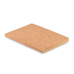Carnet personnalisés avec couverture en liège A5 pages unies Corkstyle couleur beige
