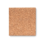 Kit écologique avec logo pour notes avec étiquettes coloréés SlimCork couleur beige quatrième vue