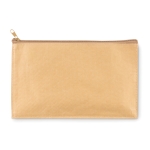 Grande trousse en papier tissé beige à personnaliser Paper couleur beige
