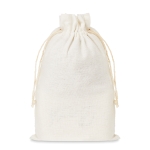 Set de bain avec éponge, pierre exfoliante et houppette Bathtime couleur beige deuxième vue