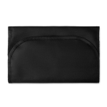 Trousse de toilette de voyage en polyester avec 2 compartiments Roller couleur noir cinquième vue
