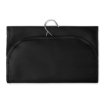 Trousse de toilette de voyage en polyester avec 2 compartiments Roller couleur noir septième vue