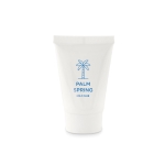 Crème solaire en tube avec logo facteur 25 SaveSun couleur blanc vue principale