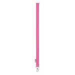 Lanyard en RPET mousqueton métallique et fermeture de sécurité 20 mm couleur rose cinquième vue