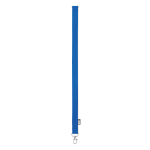 Lanyard en RPET mousqueton métallique et fermeture de sécurité 20 mm couleur bleu roi quatrième vue