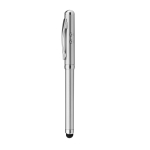 Stylo en métal avec LED, stylet tactile et pointeur laser Keynote couleur argenté mat