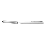 Stylo en métal avec LED, stylet tactile et pointeur laser Keynote couleur argenté mat quatrième vue