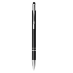 Stylo d'affaires mince en aluminium en bleu Encre Slimtouch couleur noir première vue