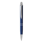 Stylos gravés avec finition en caoutchouc Encre bleue Springfield Soft couleur bleu première vue