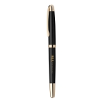 Stylos avec logo d'entreprise et détails en métal à encre noire Ore couleur noir Image avec logo 3
