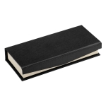 Lot de stylo et roller bicolores métallisés à encre bleue Continental couleur argenté avec boîte