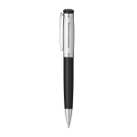 Lot de stylo et roller bicolores métallisés à encre bleue Continental couleur argenté