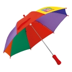 Goodies parapluie multicolore pour enfants couleur multicolore image avec logo