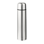 Bouteille isotherme en acier inoxydable à double paroi 1 L couleur argenté