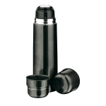 Thermos à café personnalisé en acier avec 2 verres 750ml Duo couleur titan troisième vue
