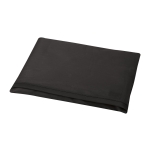 Sac à provisions pliable personnalisable en polyester 190T Duet couleur noir troisième vue
