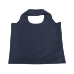 Sac à provisions pliable personnalisable en polyester 190T Duet couleur bleu première vue