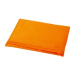 Sac à provisions pliable personnalisable en polyester 190T Duet couleur orange troisième vue