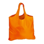 Sac à provisions pliable personnalisable en polyester 190T Duet couleur orange