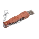 Couteau de poche personnalisé multifonction pour champignons Mushroom couleur naturel