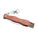 Couteau de poche personnalisé multifonction pour champignons Mushroom couleur naturel quatrième vue