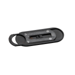 Goodie cache webcam personnalisé avec couvercle coulissant Spyshield couleur noir troisième vue