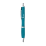 Stylo écologique Colors | Encre Bleue couleur bleu ciel image avec logo