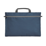 Sac porte-documents personnalisé économique en polyester 600D Basic couleur bleu première vue