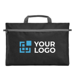 Sac porte-documents personnalisé économique en polyester 600D Basic avec zone d'impression