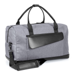 Sac de voyage polyester avec simili cuir Branve® Continental couleur gris première vue