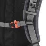 Sac à dos pour le sport confortable avec embout pour boisson H2O couleur gris troisième vue