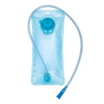 Sac à dos pour le sport confortable avec embout pour boisson H2O couleur gris quatrième vue