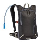 Sac à dos pour le sport confortable avec embout pour boisson H2O couleur gris