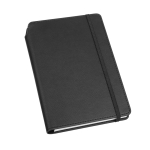 Carnets en PU avec support pour stylo A5  pages lignées Edgewise couleur noir
