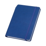 Carnets en PU avec support pour stylo A5  pages lignées Edgewise couleur bleu