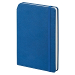 Carnets en PU avec support pour stylo A5  pages lignées Edgewise couleur bleu quatrième vue