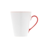 Mug en céramique original, anse et intérieur colorés et 320ml Royal couleur rouge première vue