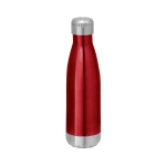 Gourde thermiques personnalisées avec détail métallique 510 ml Ice couleur rouge