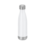 Gourde thermiques personnalisées avec détail métallique 510 ml Ice couleur blanc