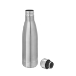 Gourde thermiques personnalisées avec détail métallique 510 ml Ice couleur argenté mat troisième vue