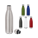 Gourde thermiques personnalisées avec détail métallique 510 ml Ice diverses couleurs