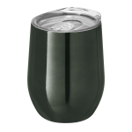 Mugs en acier personnalisés brillants 400 ml Single Cuisine Metallic couleur titan